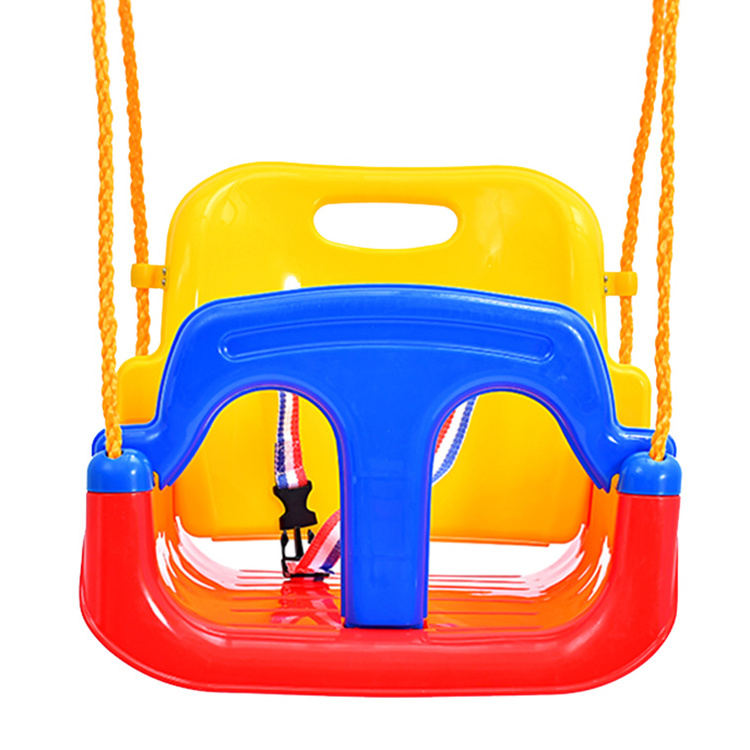 Cheap hanging  plastic swing indoor outdoor swing chair for children