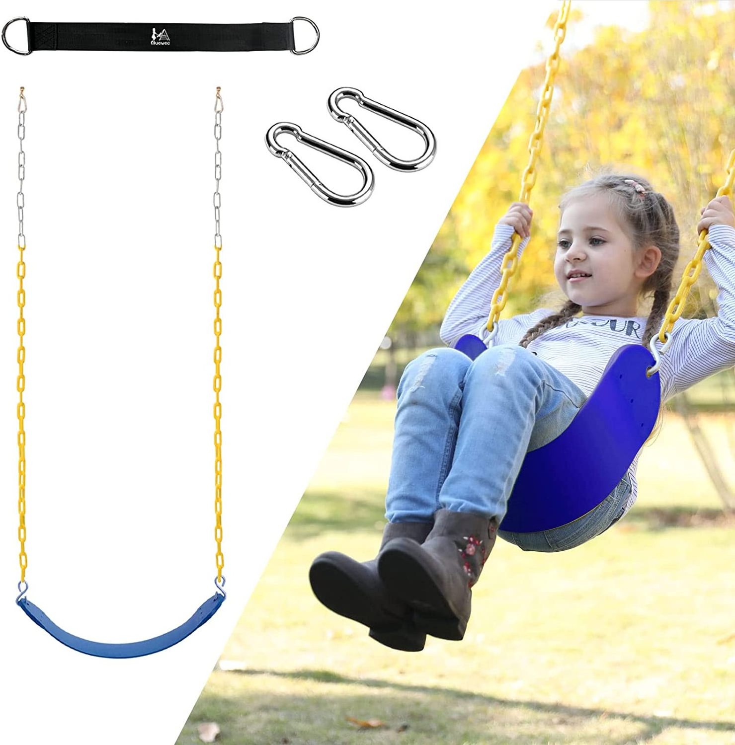 Heavy Duty Swings Seat eva belt swing tree swing for children