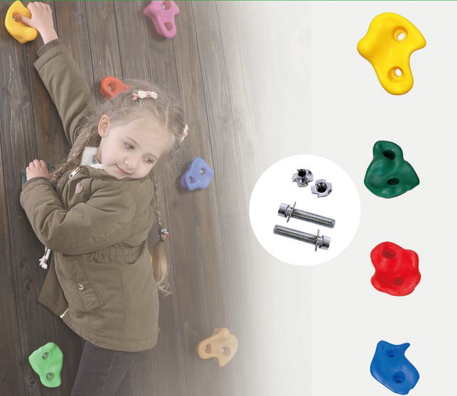 Wall climbing rock climbing hods stone for children