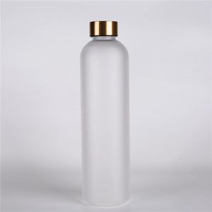 Spray paint frosted glass water bottle 350ml ,550ml ,750ml ,1000ml