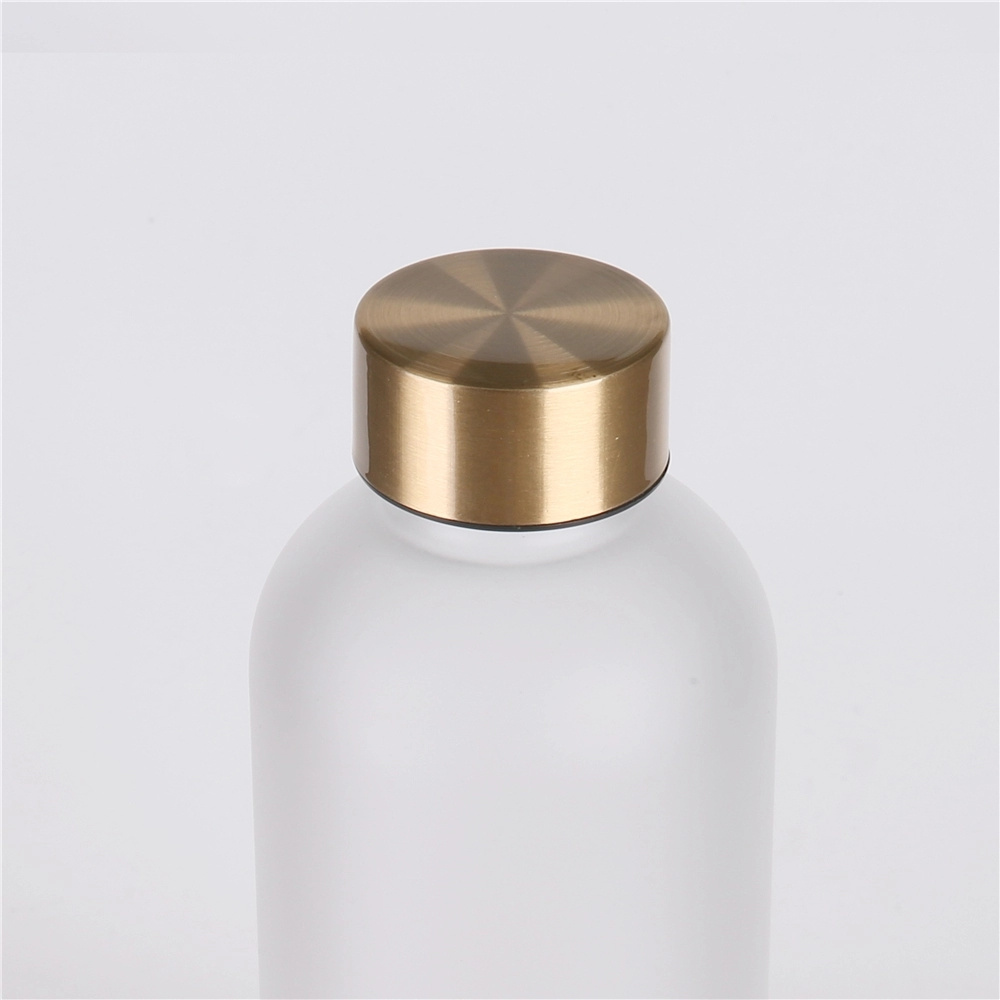 Spray paint frosted glass water bottle 350ml ,550ml ,750ml ,1000ml