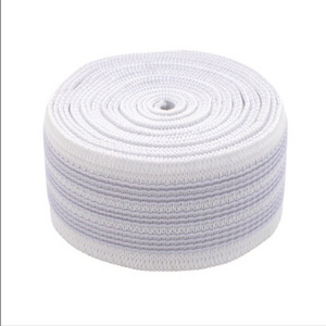 Factory 3.2cm Color  Polyester Knit Anti Slip Elastic Tape Spandex Elastic Band for Pants Waistband Ski Suit