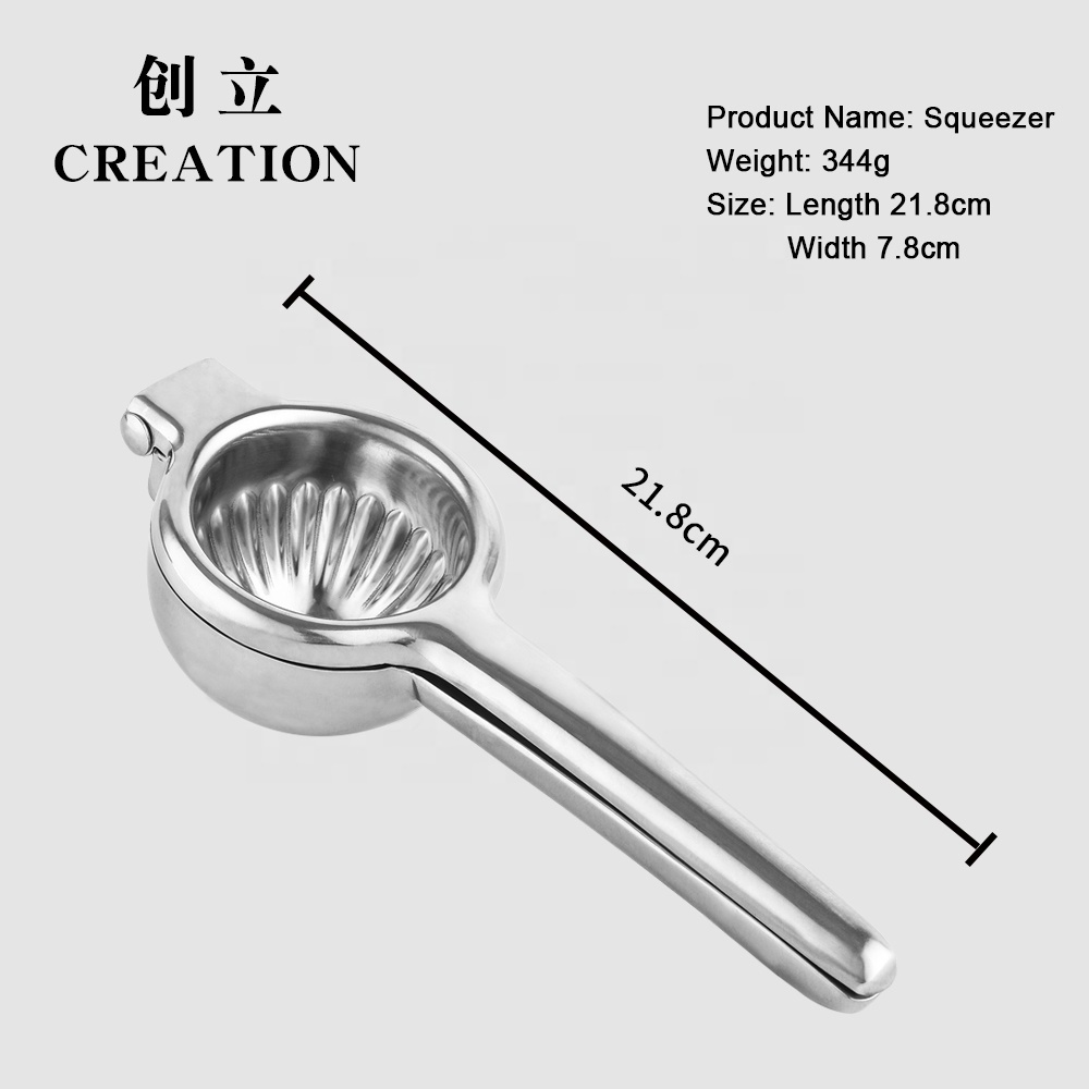 Factory Direct Stainless Steel pomegranate squeezer extractor manual press hand portable fruit orange lemon citrus juicer