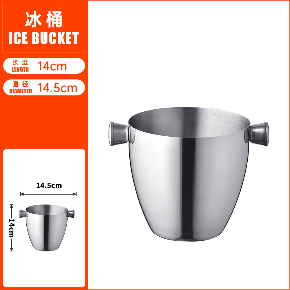 Creation Factory Direct Stainless Steel Ice Bucket for Hotels