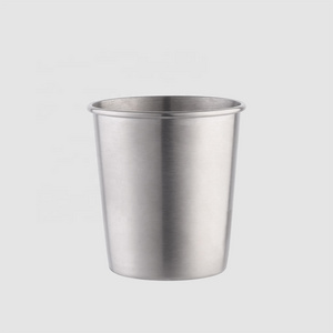 Factory Direct the Wonderful Custom Logo 7oz India Eco Friendly Stainless Steel Coffee Beer Pong Twist Toddler Cola Cups