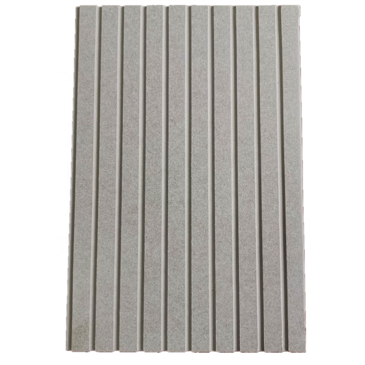 Customized Grooved Fibre Cement Board for Wall Decoration Grooving Pattern