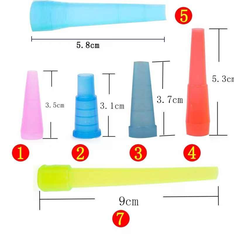 Kinds Of Colorful Wholesale Short Long Plastic Disposable Shisha Hookah Pipe Mouthpiece Mouth Tips