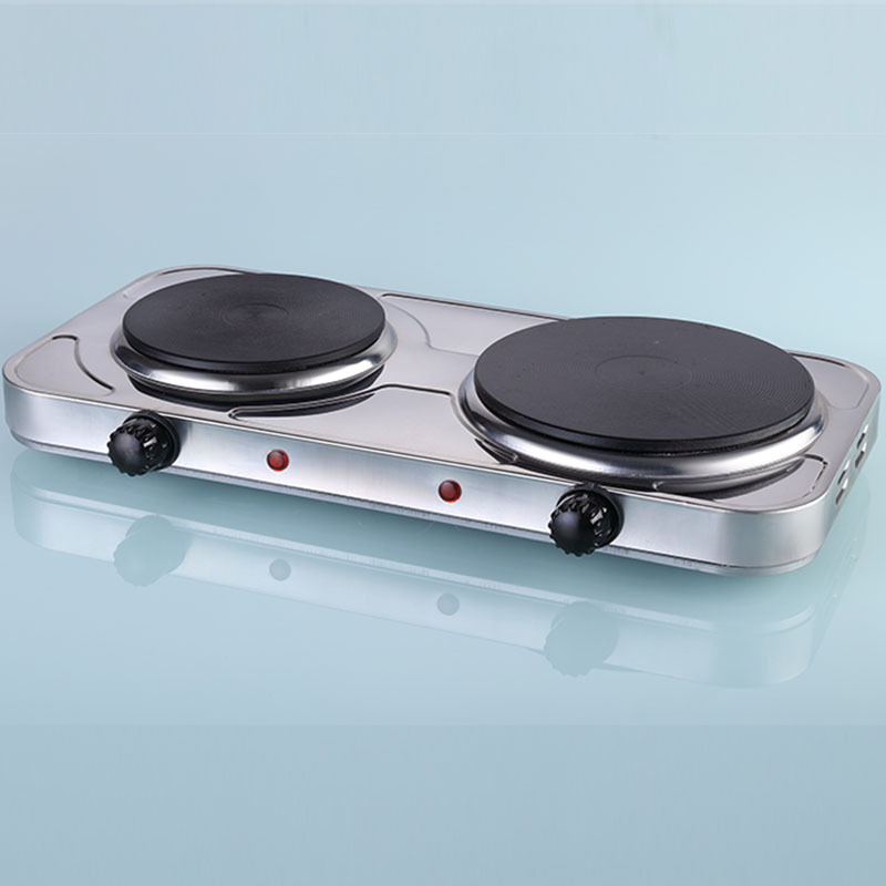 Manufacturer Portable Double Burner 2500 Watt Cooking Electric Stove Hot Plate With Good Quality