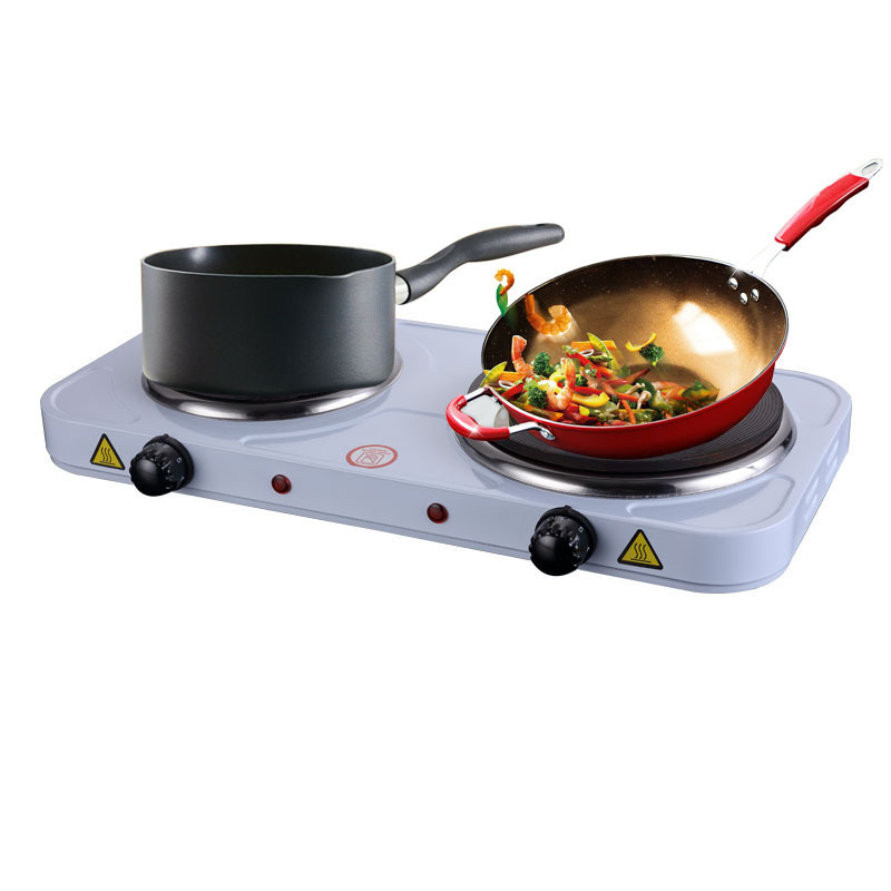 Manufacturer Portable Double Burner 2500 Watt Cooking Electric Stove Hot Plate With Good Quality