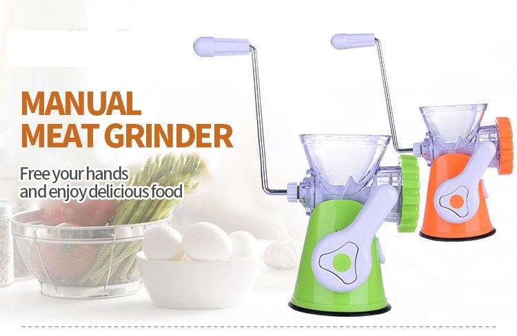 Best Price Superior High Quality Food Grinder Meat Fruit Vegetable Grinder Plastic Hotel Comfort Cast Iron Manual Meet Grinder