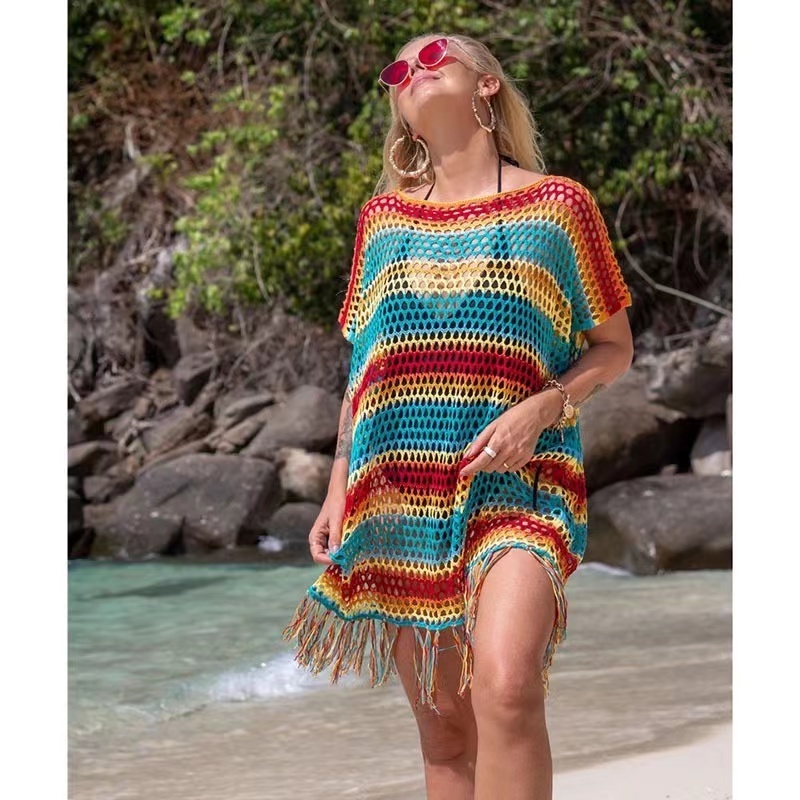 beach party dress crochet swimsuit cover ups beach wear bulk sarongs