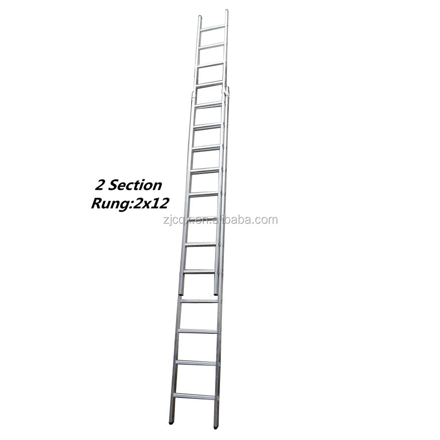 Industrial 2 Section Extension Aluminium Ladder