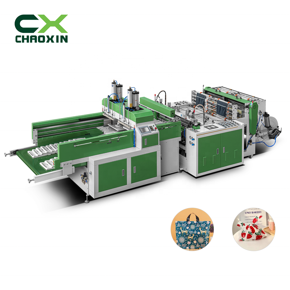 Polythene bag making machine CX-600 computer heat-sealing and cold-cutting bag plastic shopper bag making machines