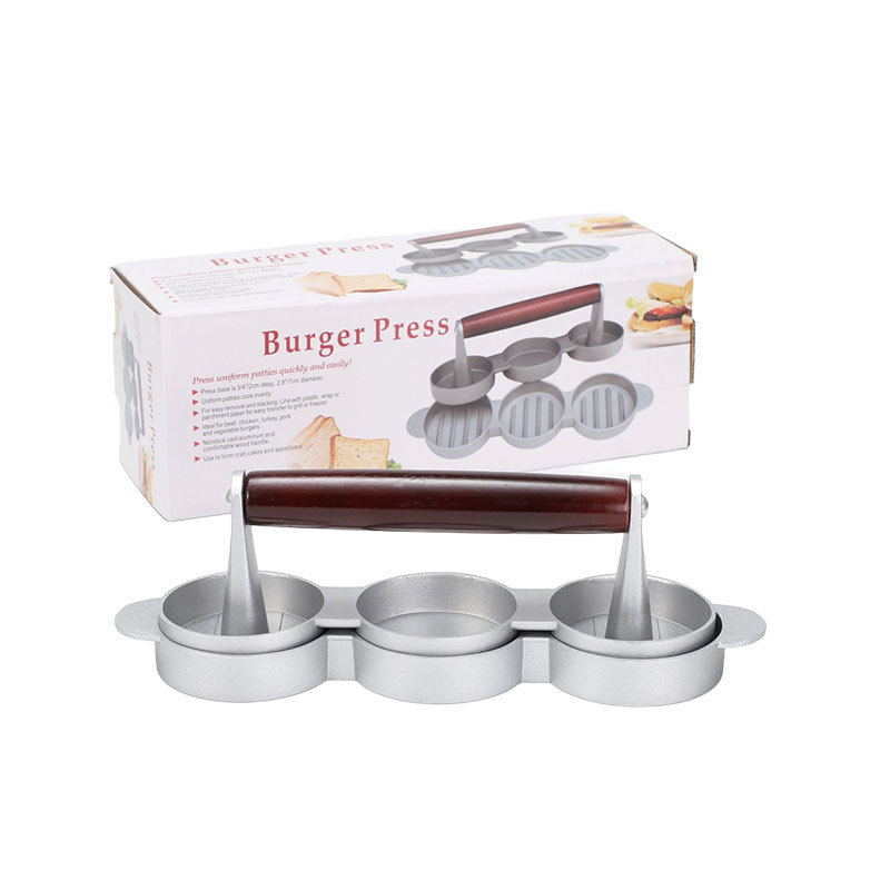 Aluminum Alloy Smash Burger Press Hamburger Patty Maker & Meat Mold Kitchen Tool for Perfect Burgers & Sandwiches