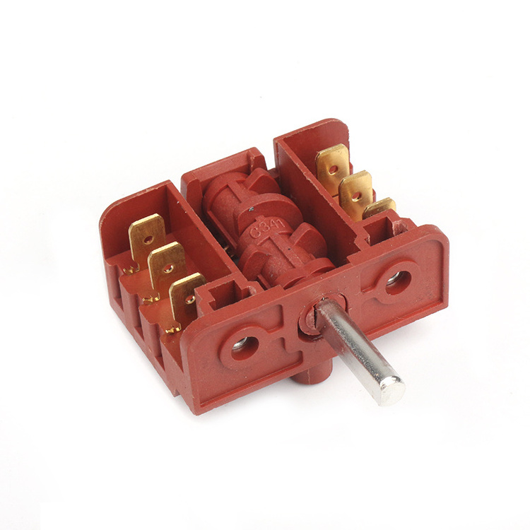 New design Electric Custom oven switch  Oven Switch Rotary Switches 15a 6pins with nice price