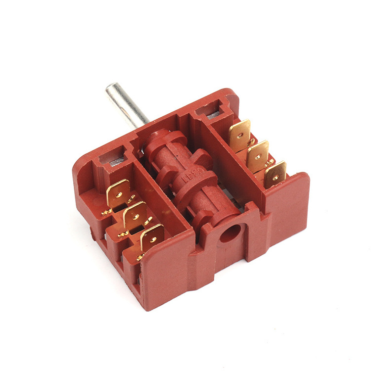 New design Electric Custom oven switch  Oven Switch Rotary Switches 15a 6pins with nice price