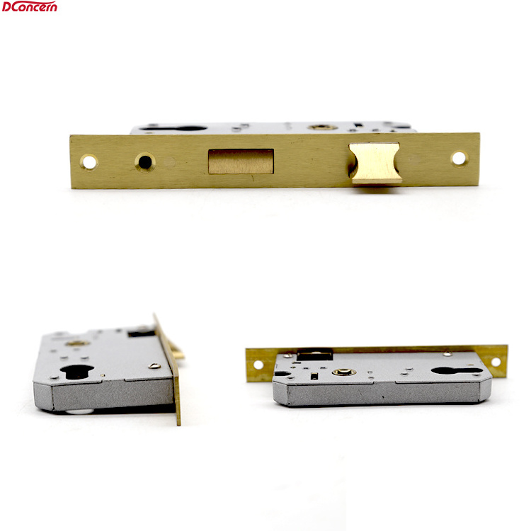 Multi Point Mortise Cuerpo de la cerradura Door Lock Body with Brass Deadbolt