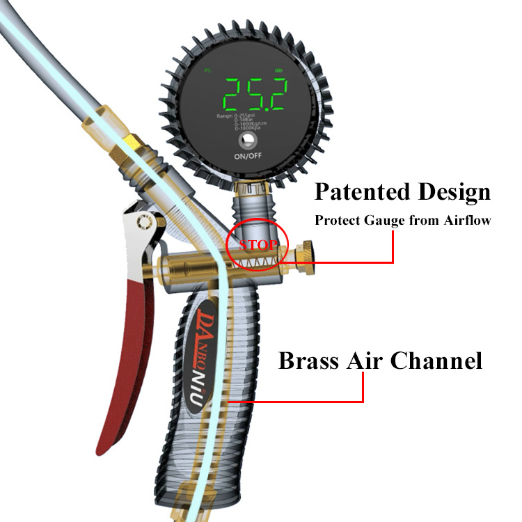 TG01 tire pressure gauge digital car truck motorcycle tyre gauge for tire inflators