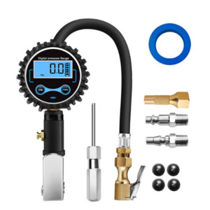 TG17 Digital Air Tire Inflator pressure Gauge With Chuck and Hose