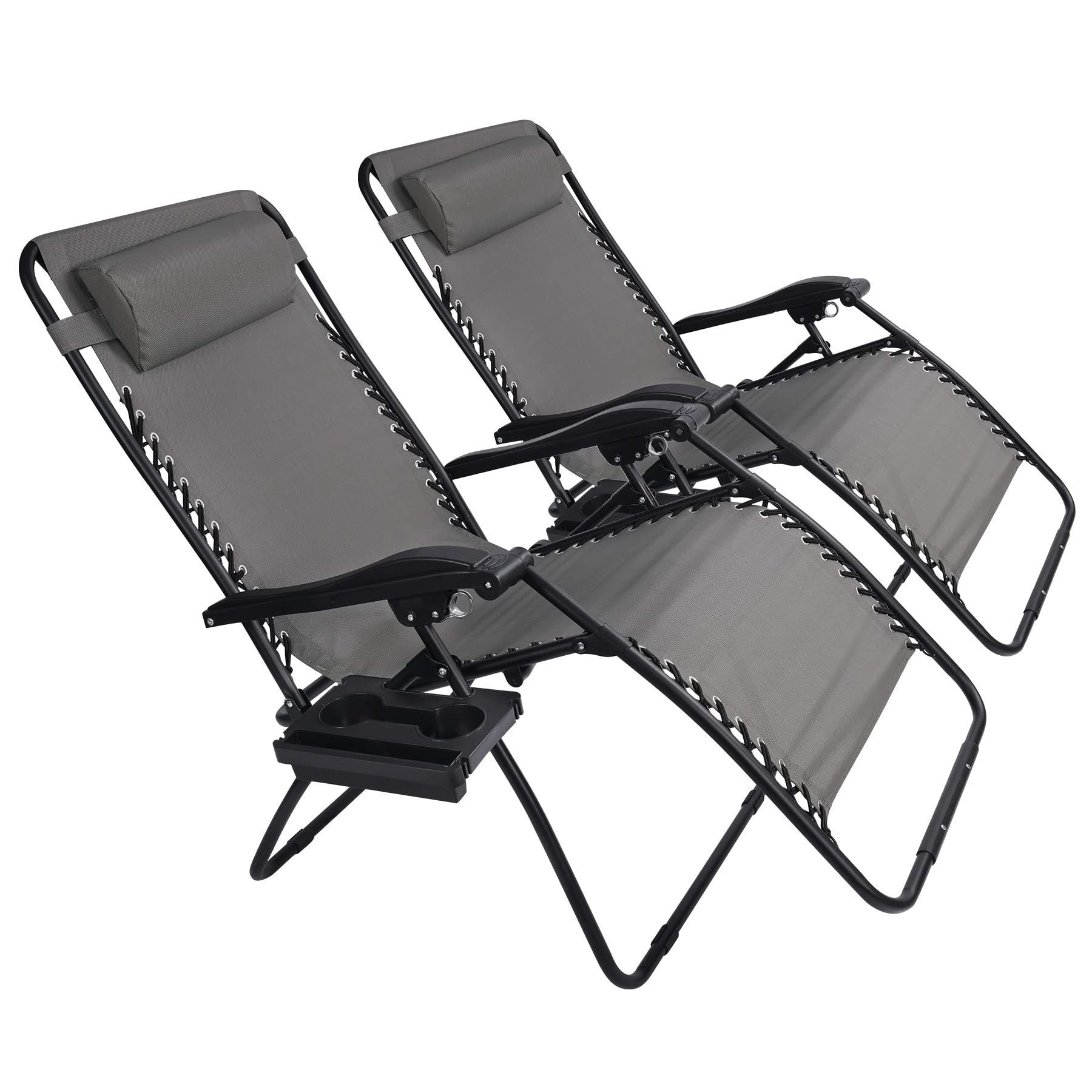 Outdoor Aluminum Office Folding Adjustable Camping Travel Zero Gravity Sun Lounge Chair With Pillow For Sale