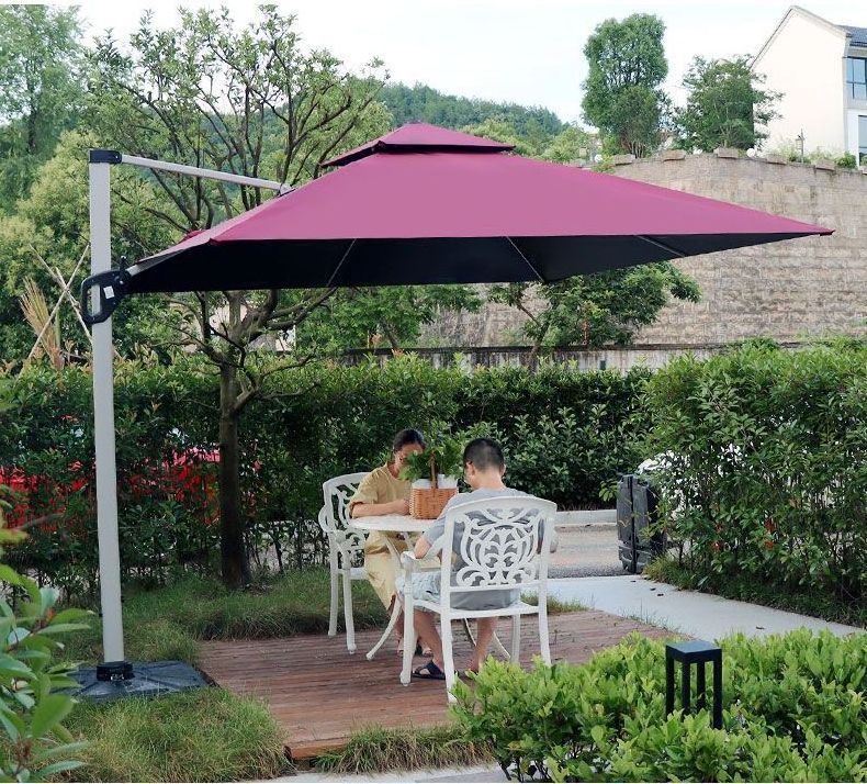 Wholesale Custom Outdoor Heavy Duty White Folding Adults Waterproof Lace Portable Garden Large Sun Patio Umbrella