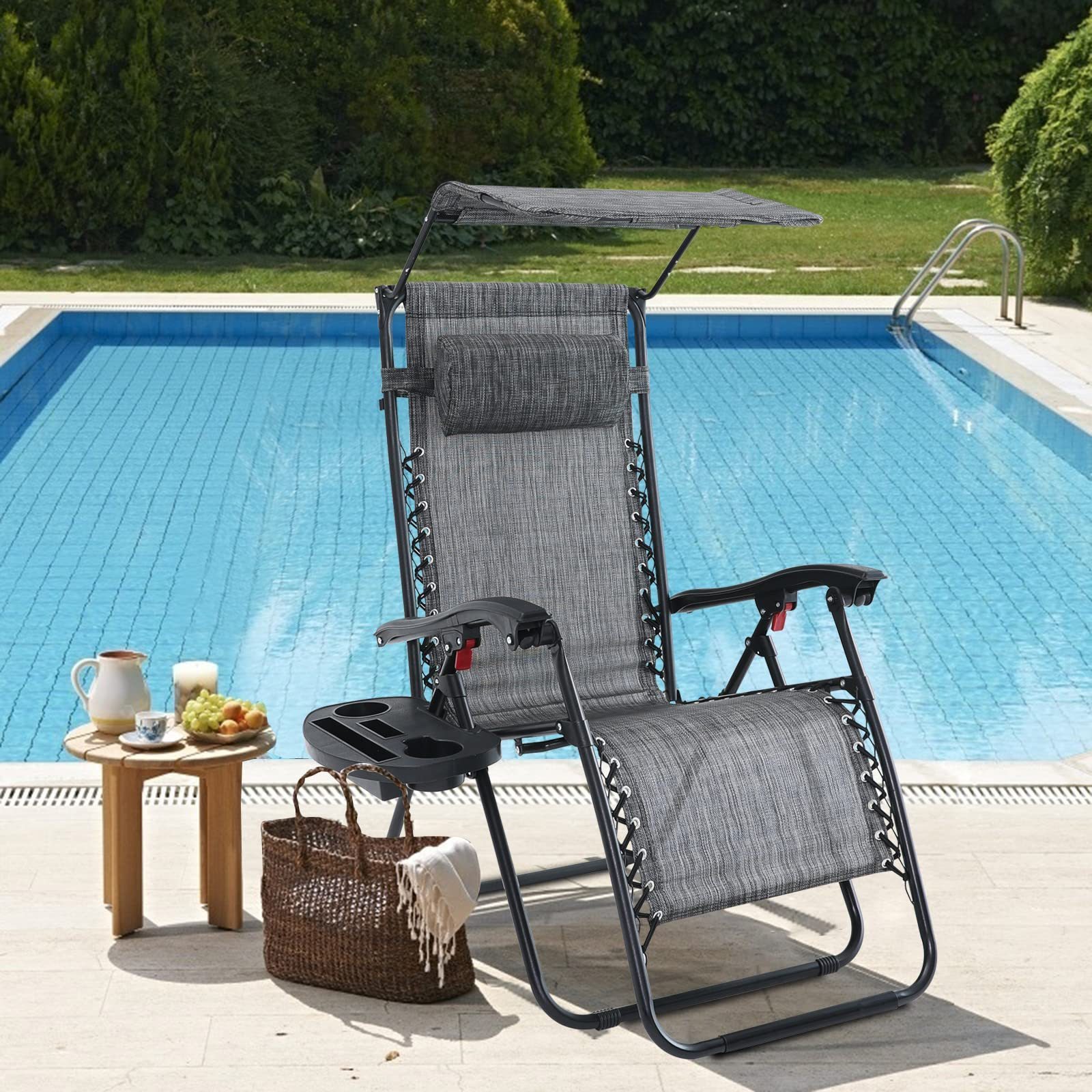 Outdoor Patio Lightweight Folding Portable Adults Lazy Boy Sun Beach Lounger Chair