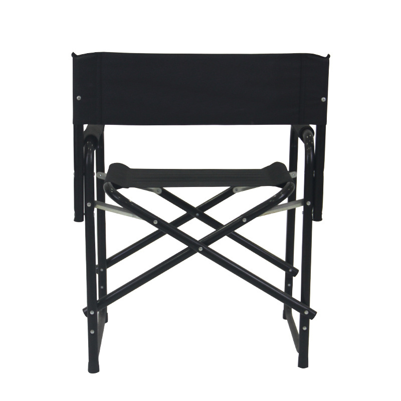 Wholesale Customized Outdoor Relax Steel Portable Lawn Folding Director Chair With Side Table