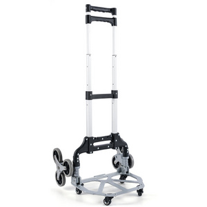 Hot Sales Portable hand trolleys folding rust-proof aluminium foldable luggage cart