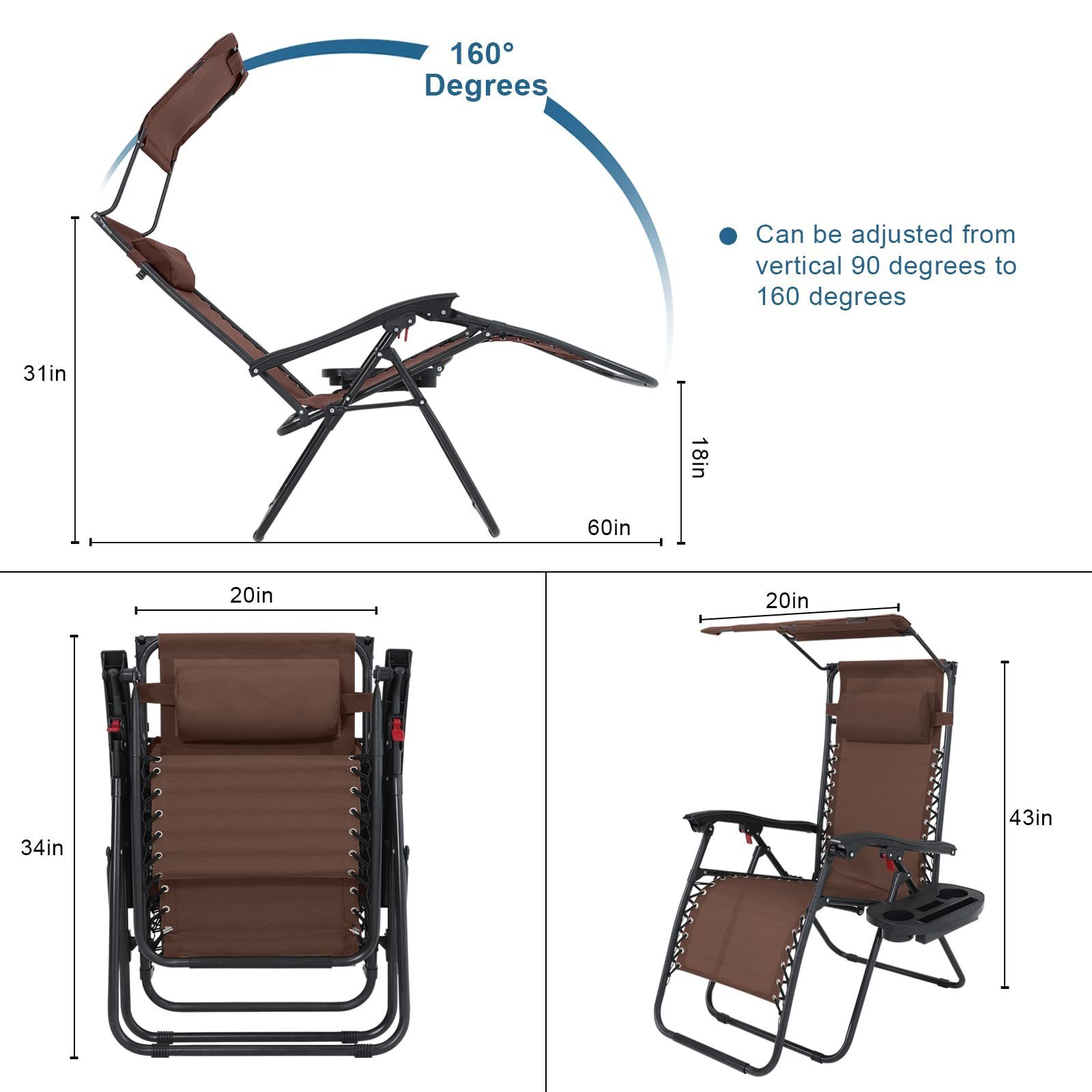 Wholesale Outdoor Patio Beach Portable Adults Lazy Boy Folding Portable Rocking Camping Chair For Events Banquet