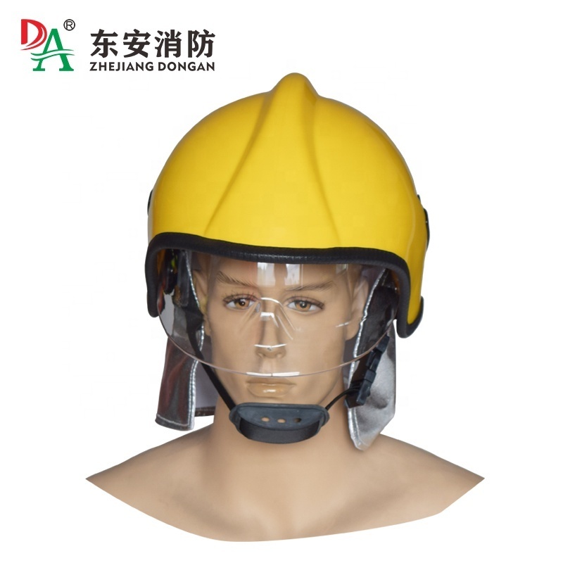 Low Price Flame Retardant Europe  Fire Fighting Protective Firefighter Fireman Safety Helmet For Firemen