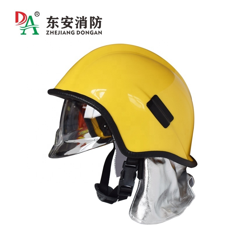 Low Price Flame Retardant Europe  Fire Fighting Protective Firefighter Fireman Safety Helmet For Firemen