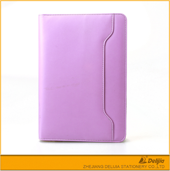 Customized office supply cheap fashion ring binder leather a5 planner