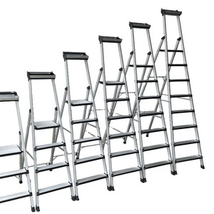 DX-GS82205 Aluminum Professional  Step Ladder  hot sell  professional ladder with soft steps