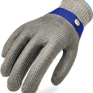 Anti Cutting Stainless Steel Meat Gloves Mesh Metal Wire Durable Butcher Gloves Cut Resistant Safety Working Glove