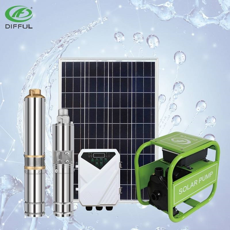 dc solar surface solar water pump for river irrigation solar surface pump