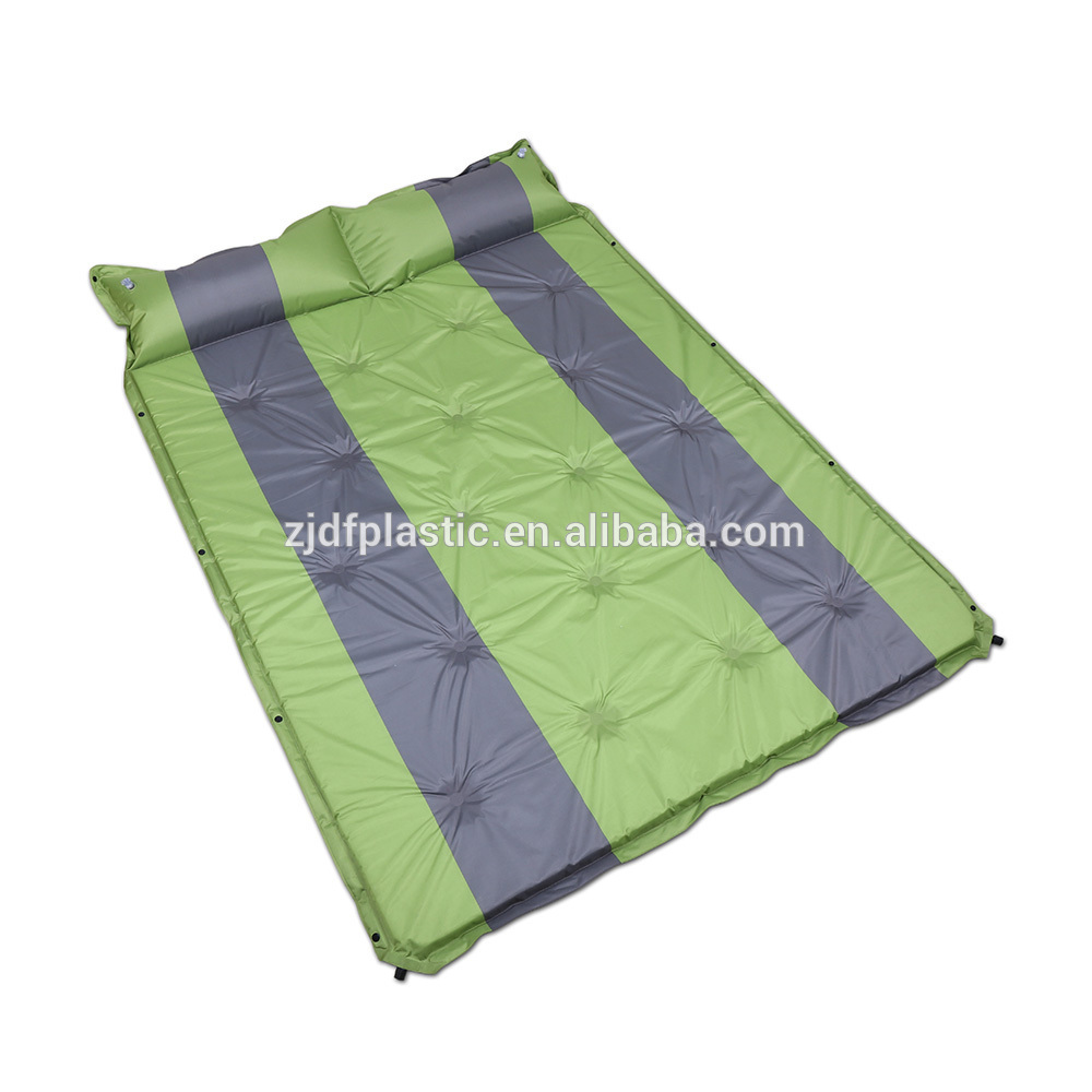 New Style Hiking Thin Sleeping Pvc Foam Inflatable Air Bed Mattress