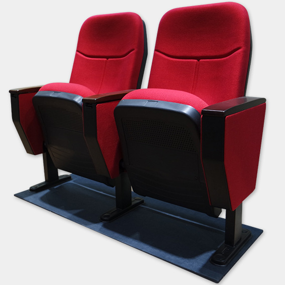 DJA Free Design School Ladder Conference Room Cinema Theater Auditorium Row Seats Foldable Lecture Chair RED Theater Furniture