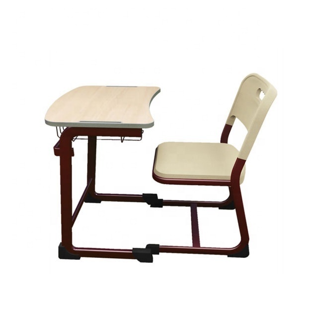 Classroom Modular Modern School Furniture Desk Chair School Tables And Chairs MDF plastic single student study chair and table