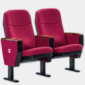 DJA Free Design School Ladder Conference Room Cinema Theater Auditorium Row Seats Foldable Lecture Chair RED Theater Furniture