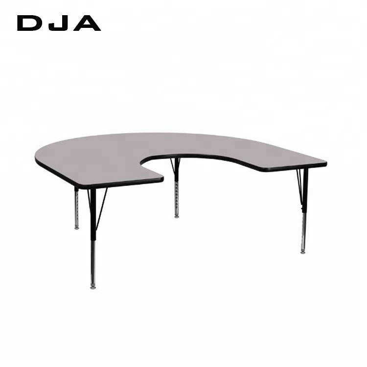 U Shape Po3 in 1cheap Adjustable Kindergarten Primary Used Scpicnic Tableom Furniture Children K Chairs Contemporary School Desk