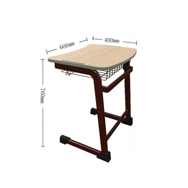 Classroom Modular Modern School Furniture Desk Chair School Tables And Chairs MDF plastic single student study chair and table