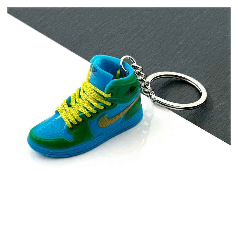 Cute Tennis Basketball 3D Mini Shoe Key ring  Sneaker Sport Shoes Key chain Ring