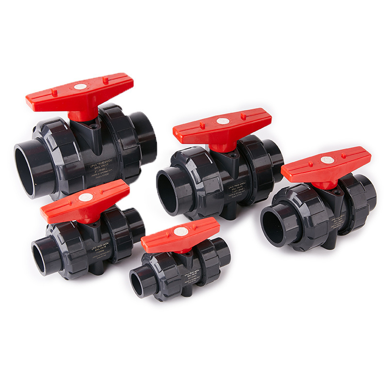 Free Sample Professional Industry Grade Plastic PVC True Union Ball Valve