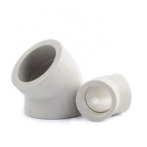 High Quality ANSI DIN JIS  Plastic pph Pipe Fitting Pvc pph Elbow