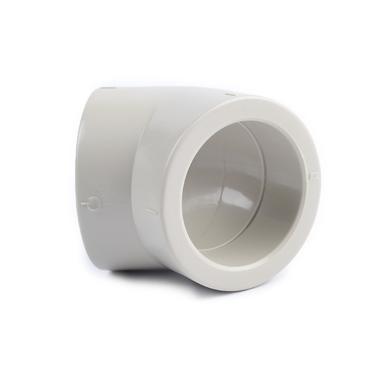 High Quality ANSI DIN JIS  Plastic pph Pipe Fitting Pvc pph Elbow