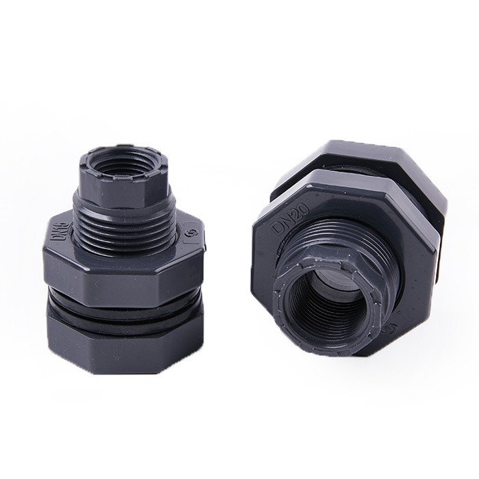 Chinese Supplier Plastic Pipe Connector Tank Adapter UPVC Water Tank Joint