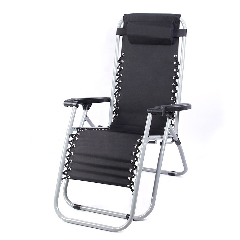 Adjustable Foldable Outdoor Indoor Leisure Reclining Relax Folding Beach Lounge Recliner Chair