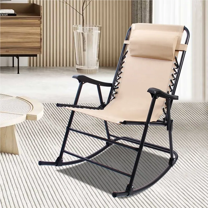 New style leisure bedroom living room rocking chair foldable zero gravity lounge chair