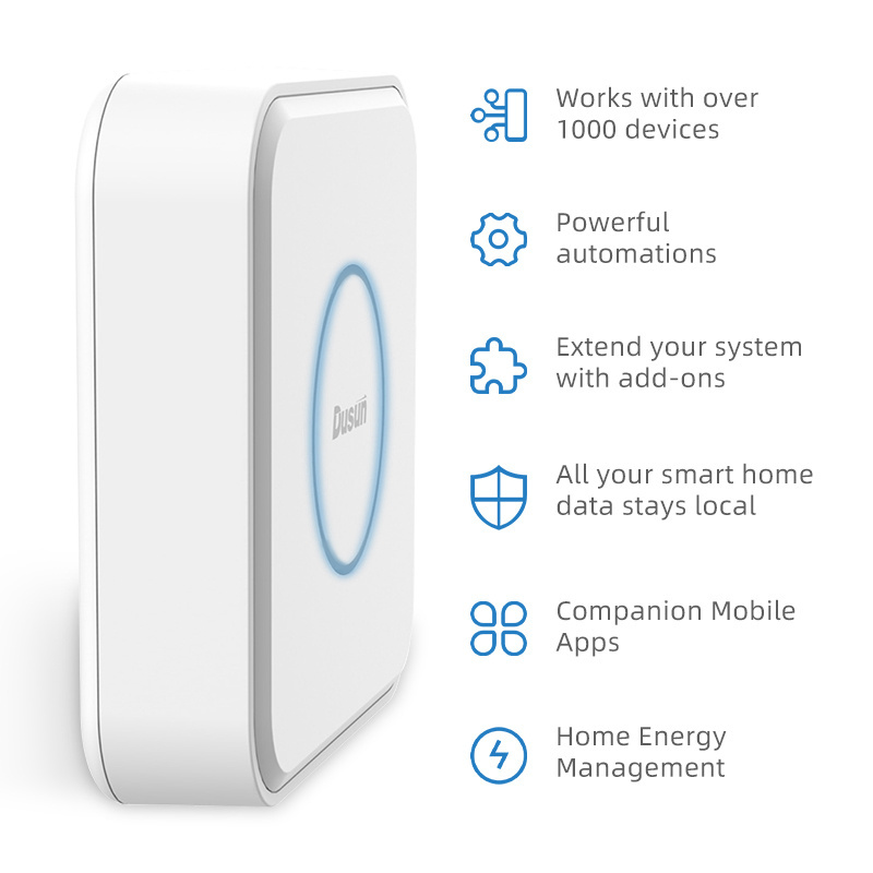 Dusun RK3328 Raspberry Pi 4 Smart Home Hub Ble Wifi Zwave Zigbee Gateway Home Assistant Hub