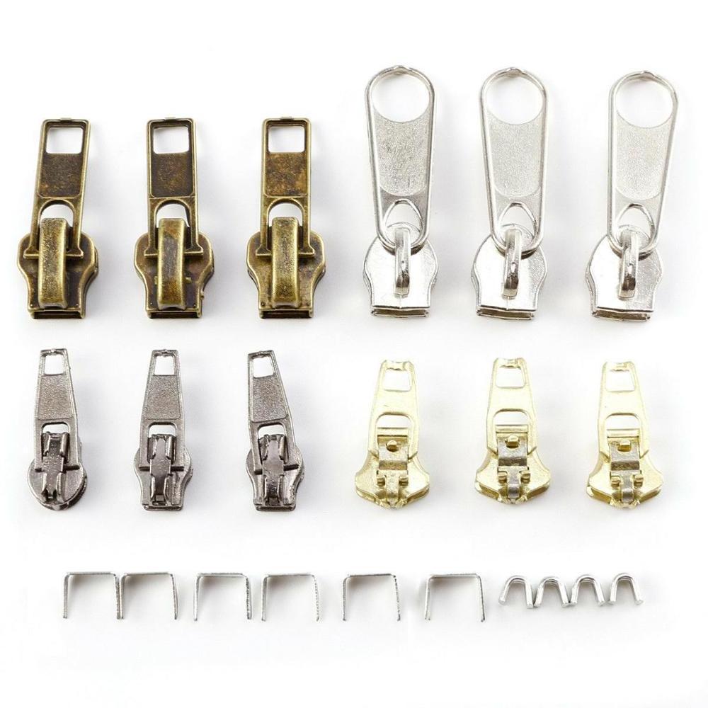 Custom Engraved Logo Metal Brand Zipper Pull Charms, Custom Made Colorful Bag Metal Zip Zipper Slider Puller For Handbag Garment